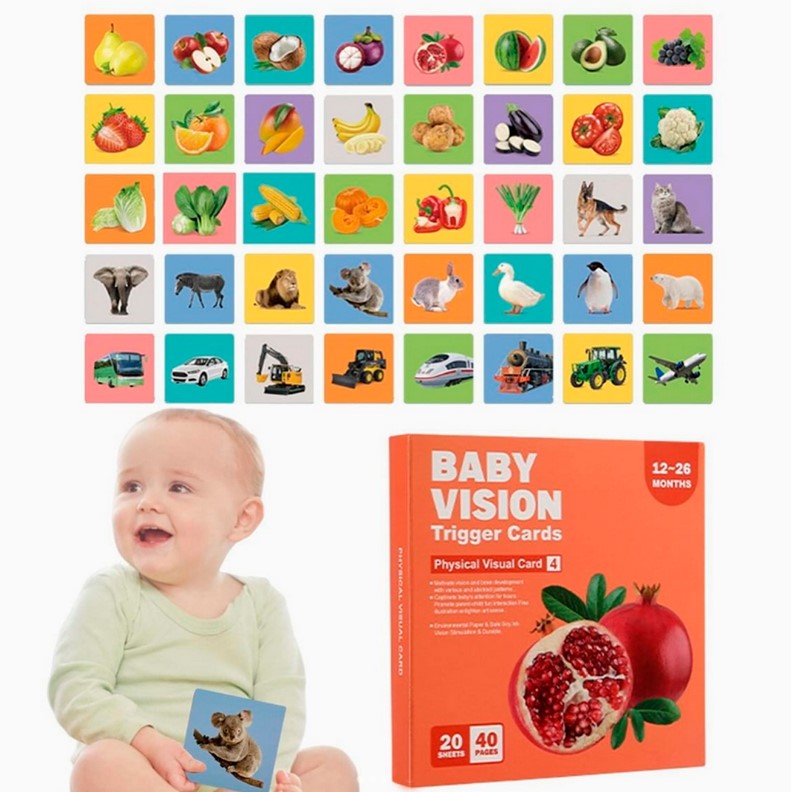 TARJETAS SENSORIALES MONTESSORI PARA BEBÉS