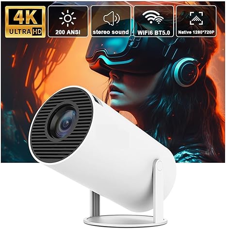 PROYECTOR PORTÁTIL LED MULTIMEDIA 4K-HD